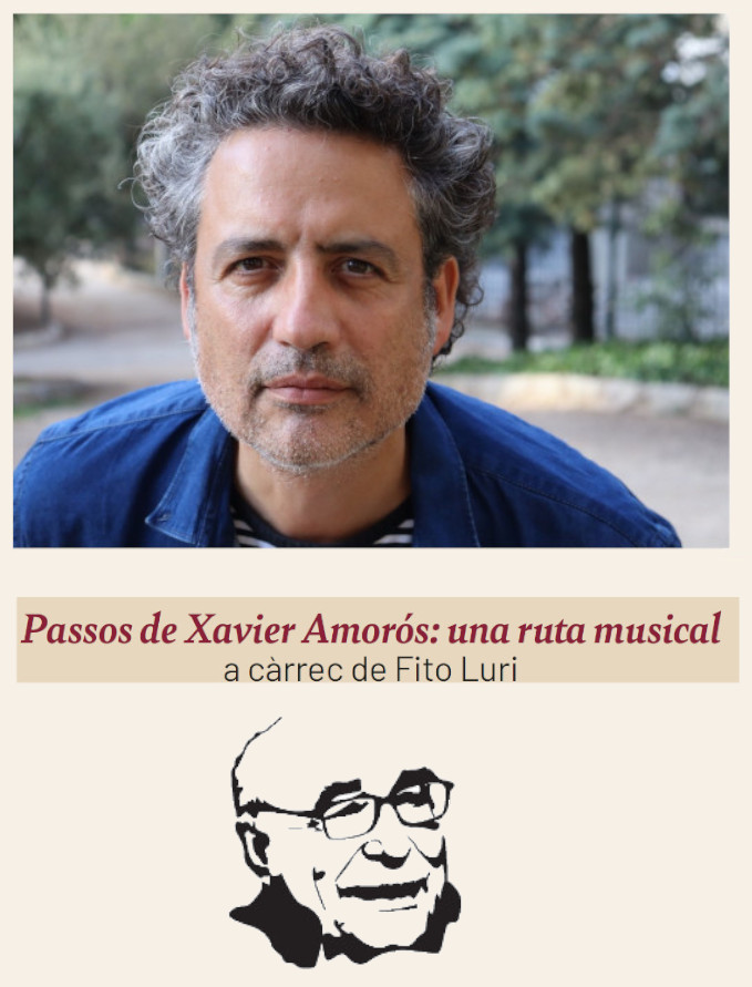 Imatge de l'agenda Passos de  Xavier Amorós. Una ruta musical