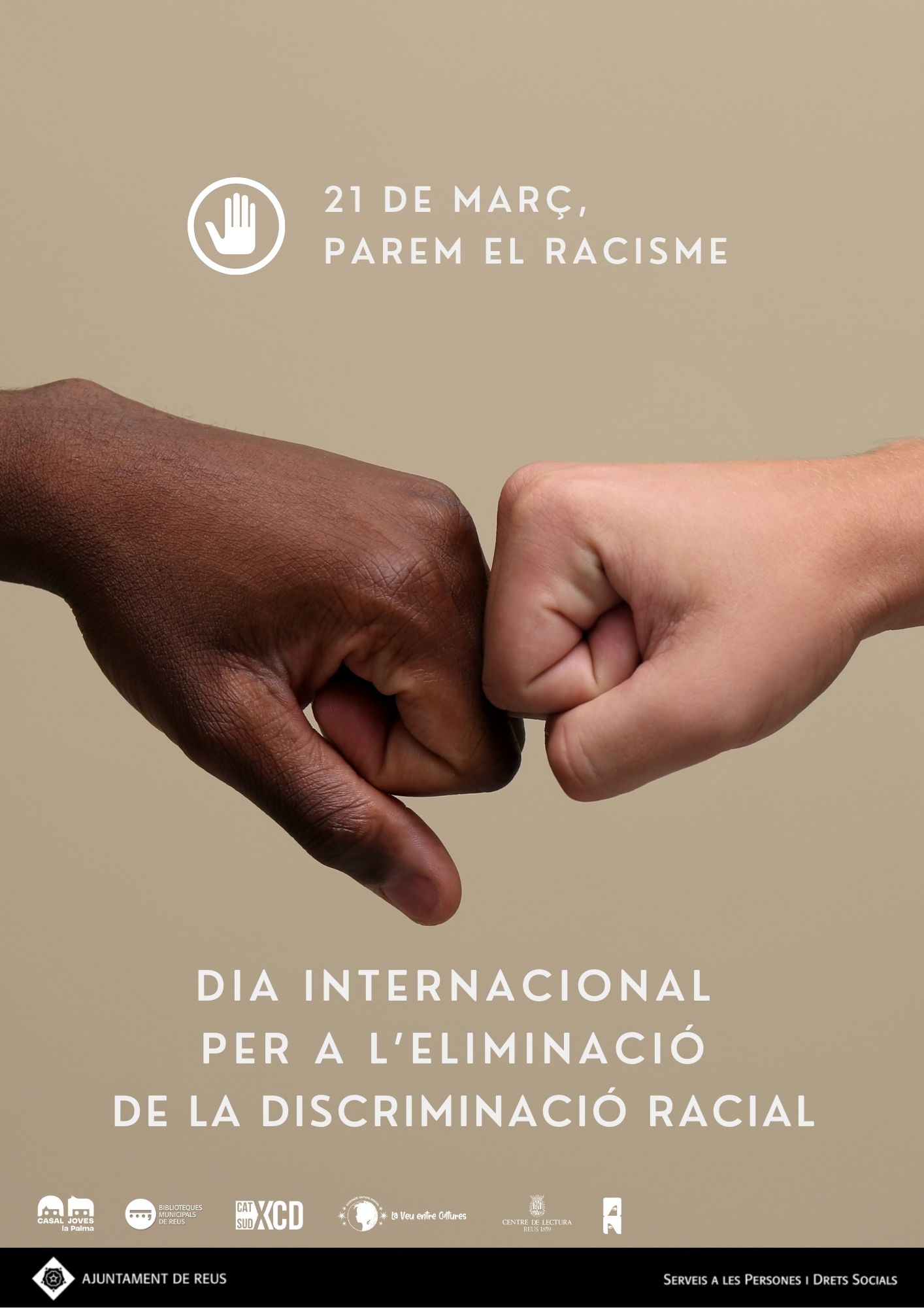 Imatge de l'agenda Activitats programades amb motiu del Dia Internacional per a l'Eliminació de la Discriminació Racial 