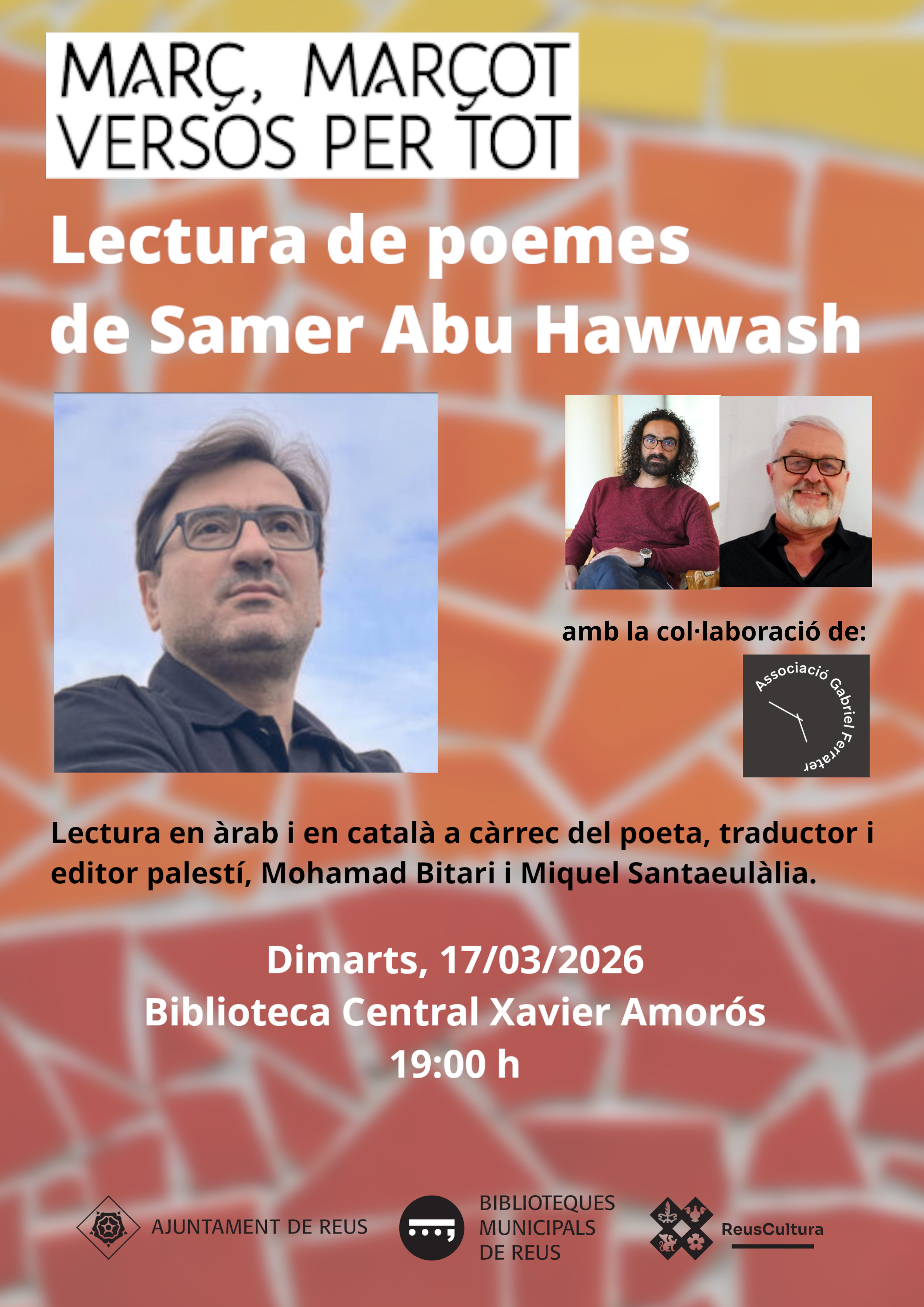 Imatge de l'agenda Lectura de poemes