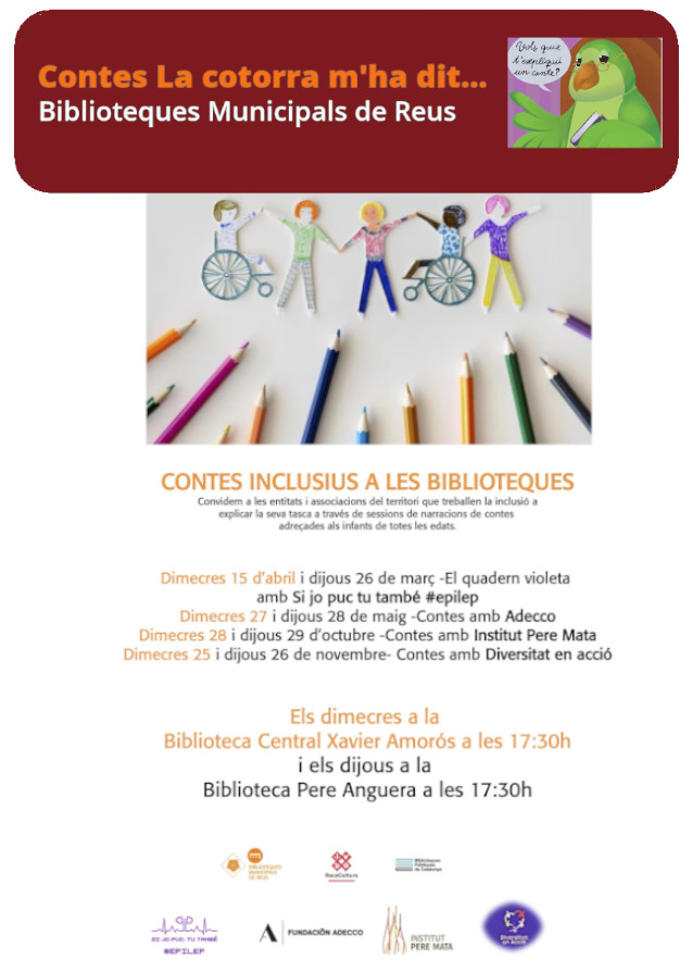 Imatge de l'agenda Contes La Cotorra m'ha dit...
