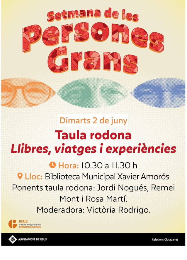 Imatge de l'agenda TAULA RODONA +60
