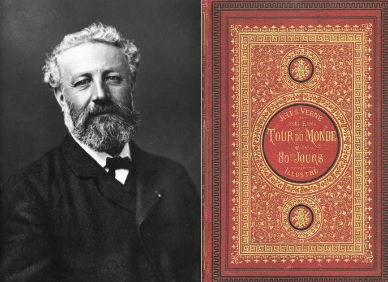 Jules Verne i La Volta al món en 80 dies (1a edició)
