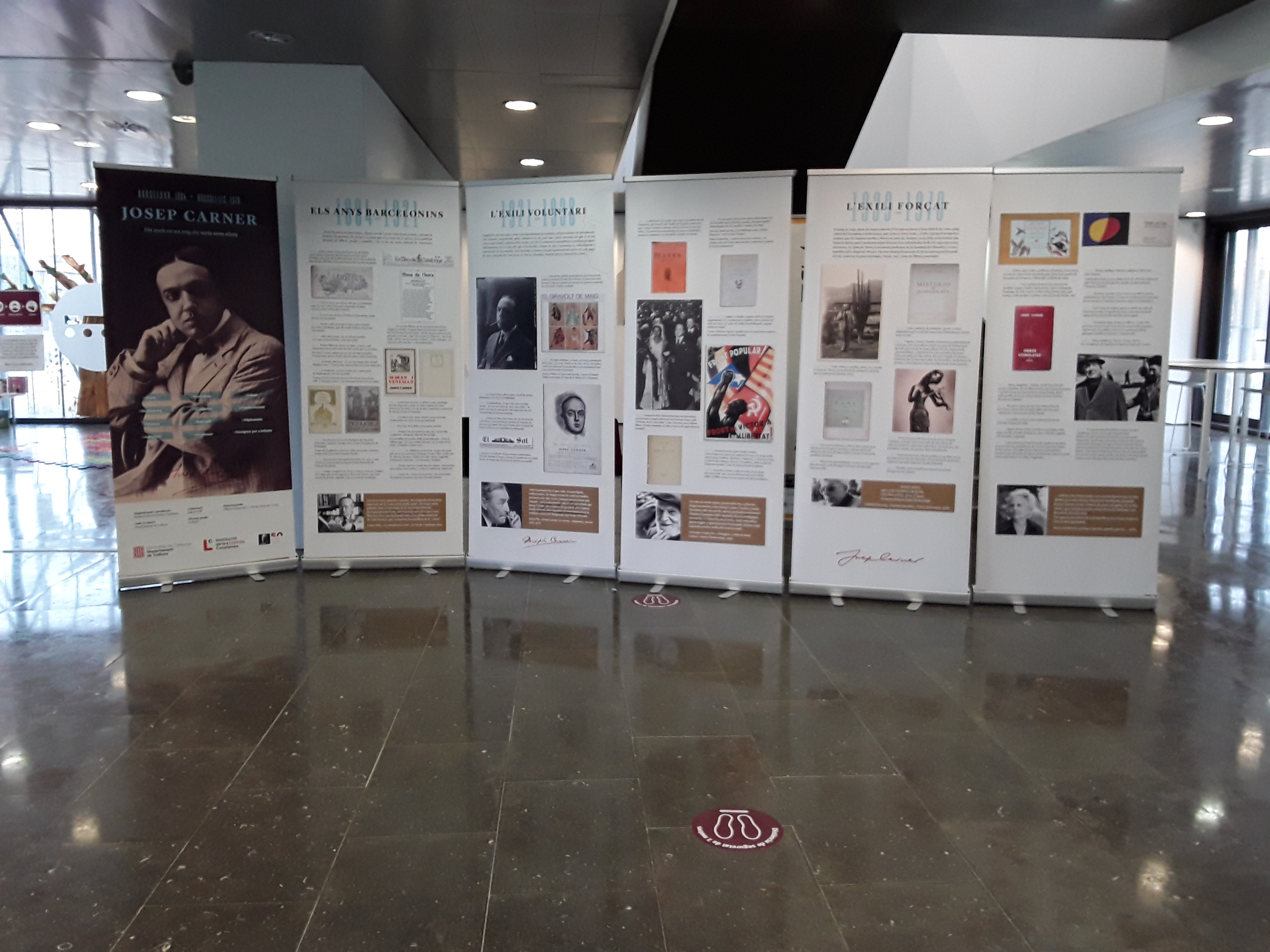 Exposició de Josep Carner a la Biblioteca Pere Anguera
