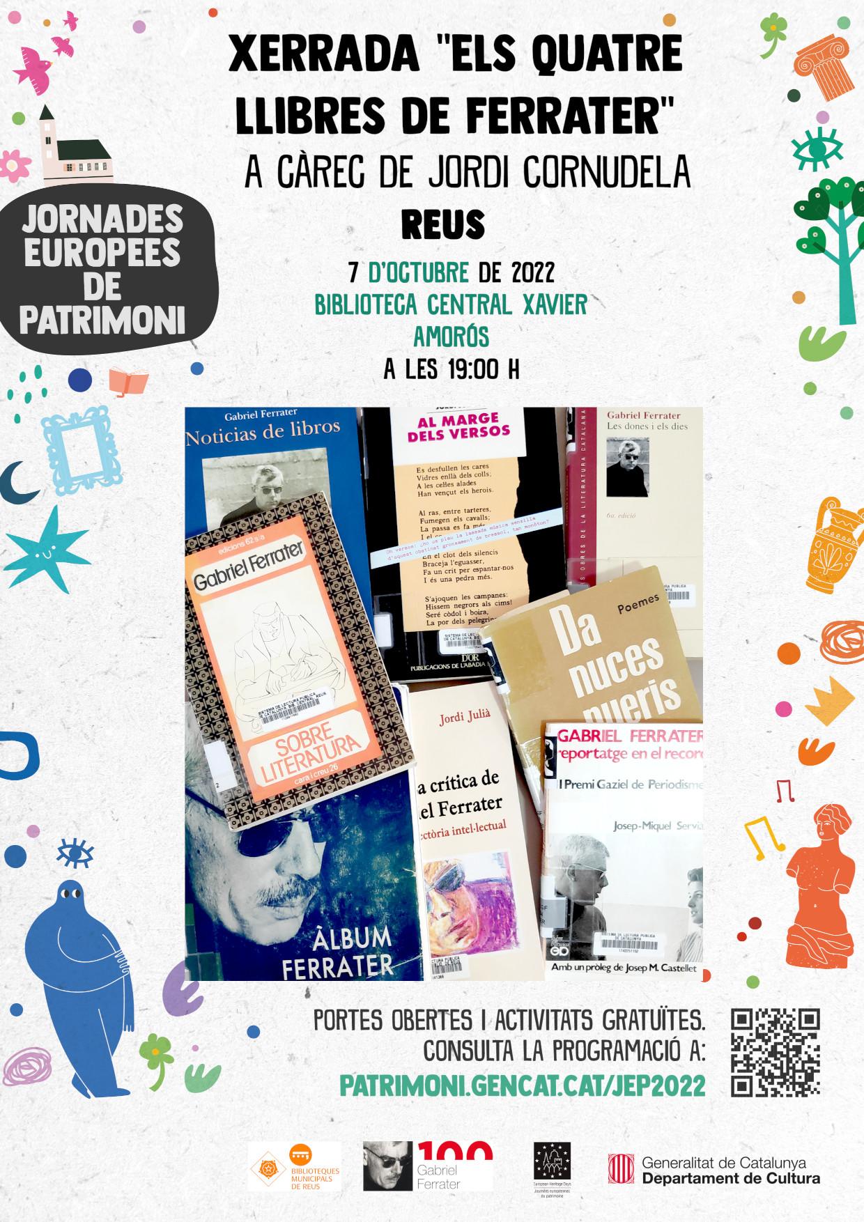 JEP 2022: Xerrada Jordi Cornudella "Els quatre llibres de Ferrater"