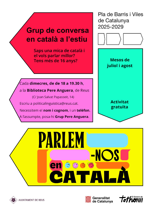 Grup de conversa en català a l'estiu