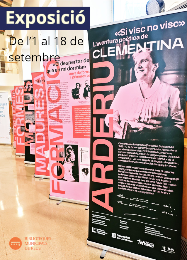 Exposició "Si visc no visc": L’aventura poètica de Clementina Arderiu