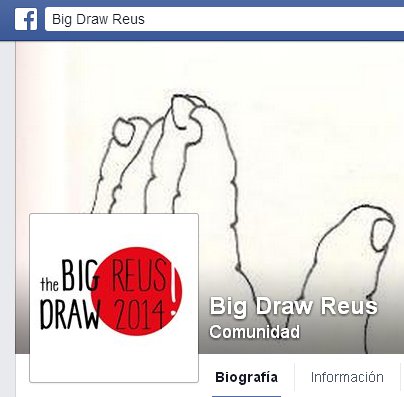 Tot el Big Draw Reus al seu mur del facebook!