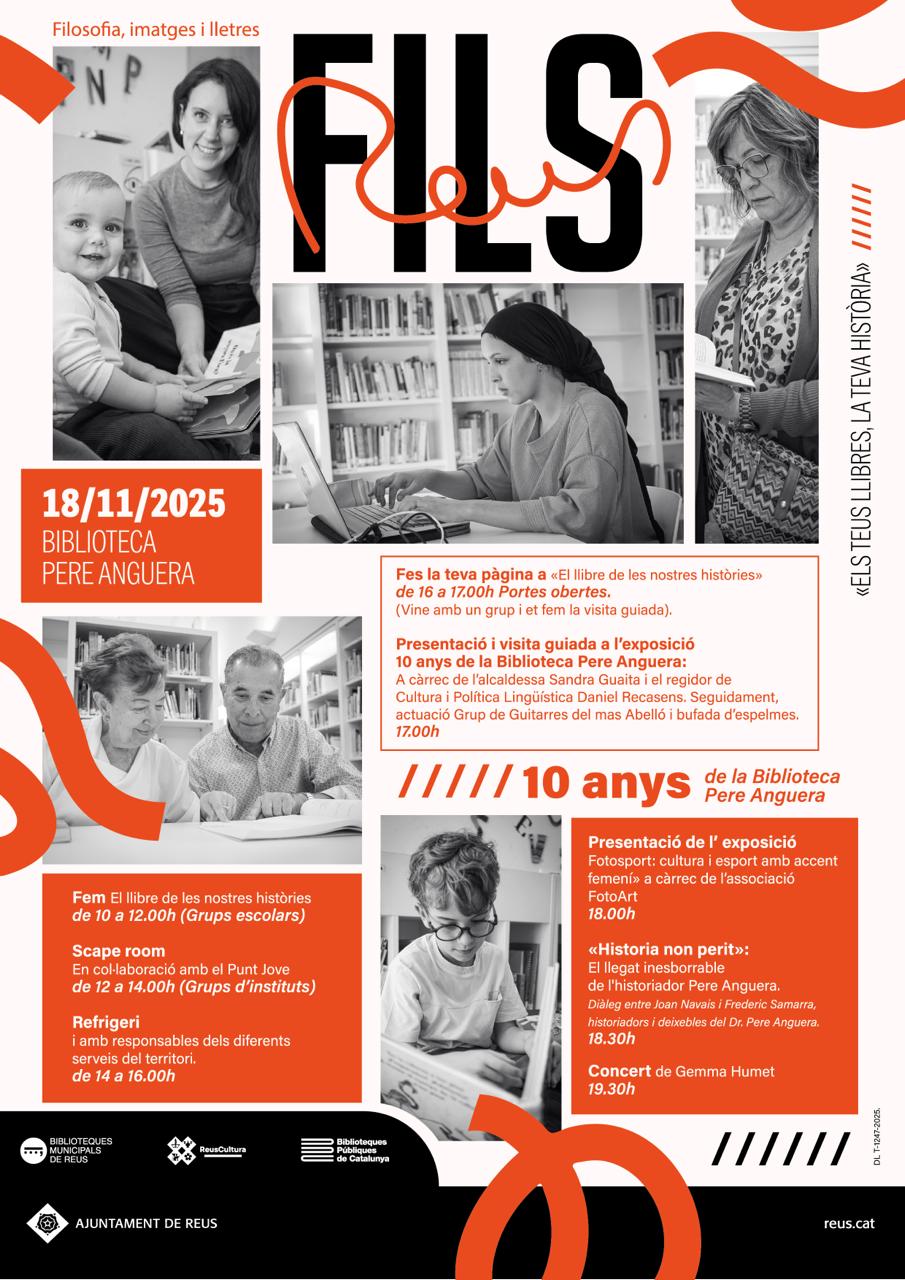 Estem d'aniversari. La Biblioteca Pere Anguera celebra 10 anys
