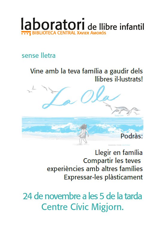 El laboratori de llibre infantil al C. Cívic Migjorn