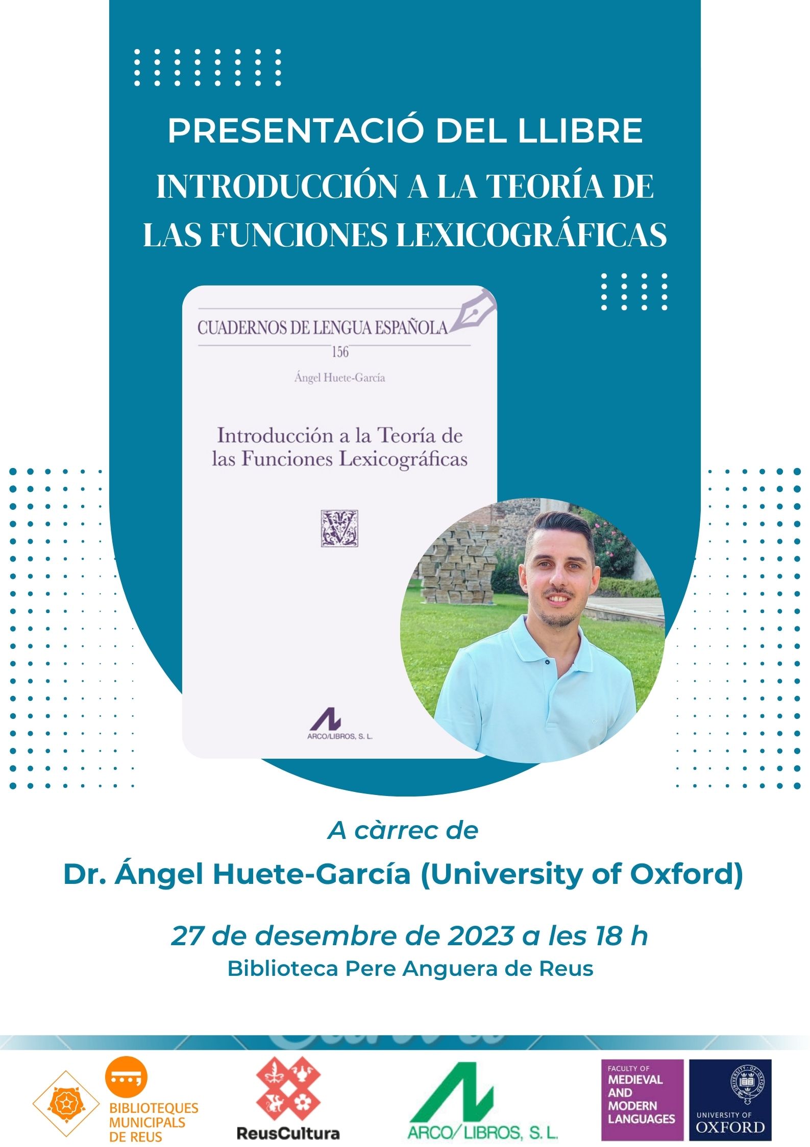 Presentació del llibre "Introducción a la Teoría de las Funciones Lexicográficas" d' Ángel Huete-García