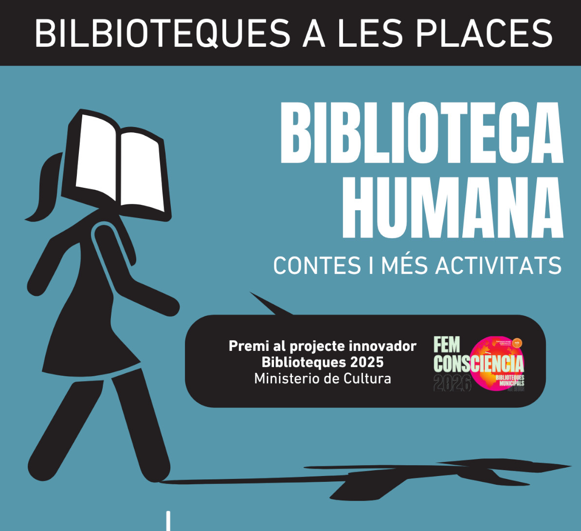 El programa «Fem consciència 2026» porta les biblioteques a tres places de Reus aquesta tardor