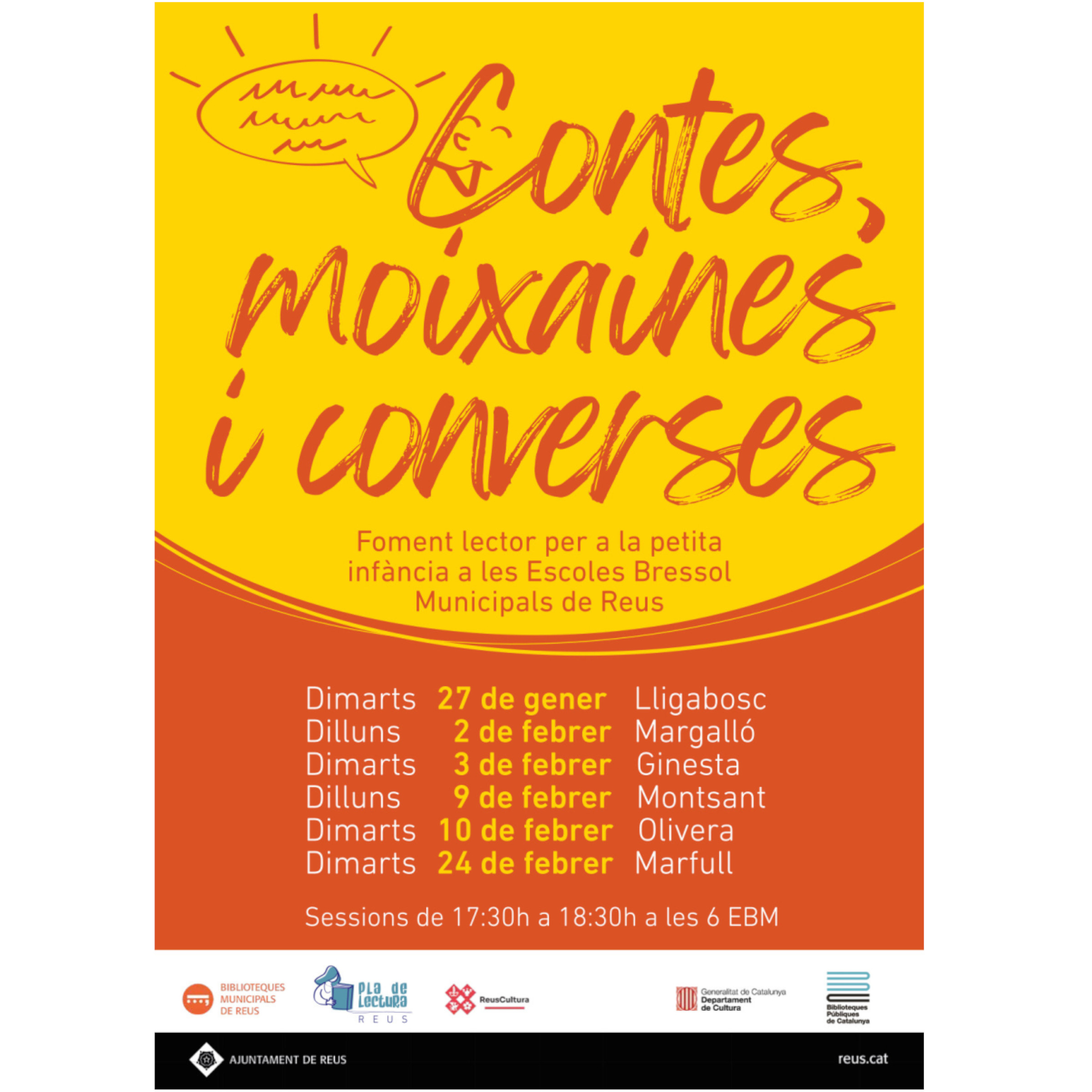 El Pla Municipal de Lectura comença a les Escoles Bressol