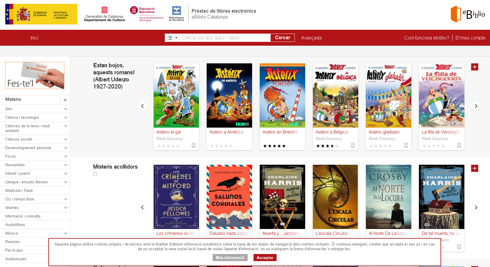 No et quedis sense biblioteques!