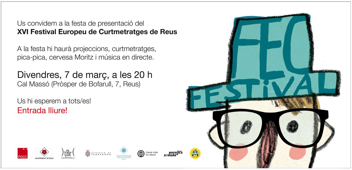 Us convidem a la festa de presentació del XVI Festival de Curtmetratges