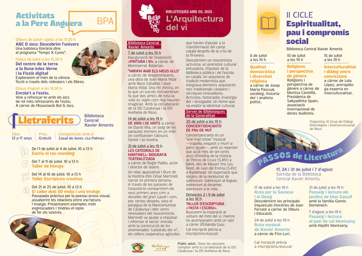Activitats estiu 2025