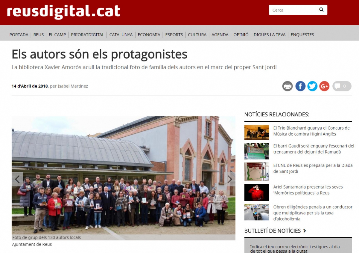 Trobada d'autors locals 2018