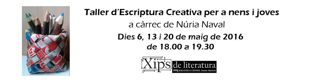 Taller d’Escriptura Creativa per a nens i joves