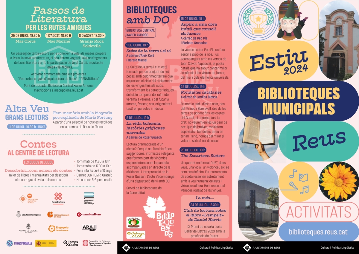 Programació de les activitats d'Estiu 24