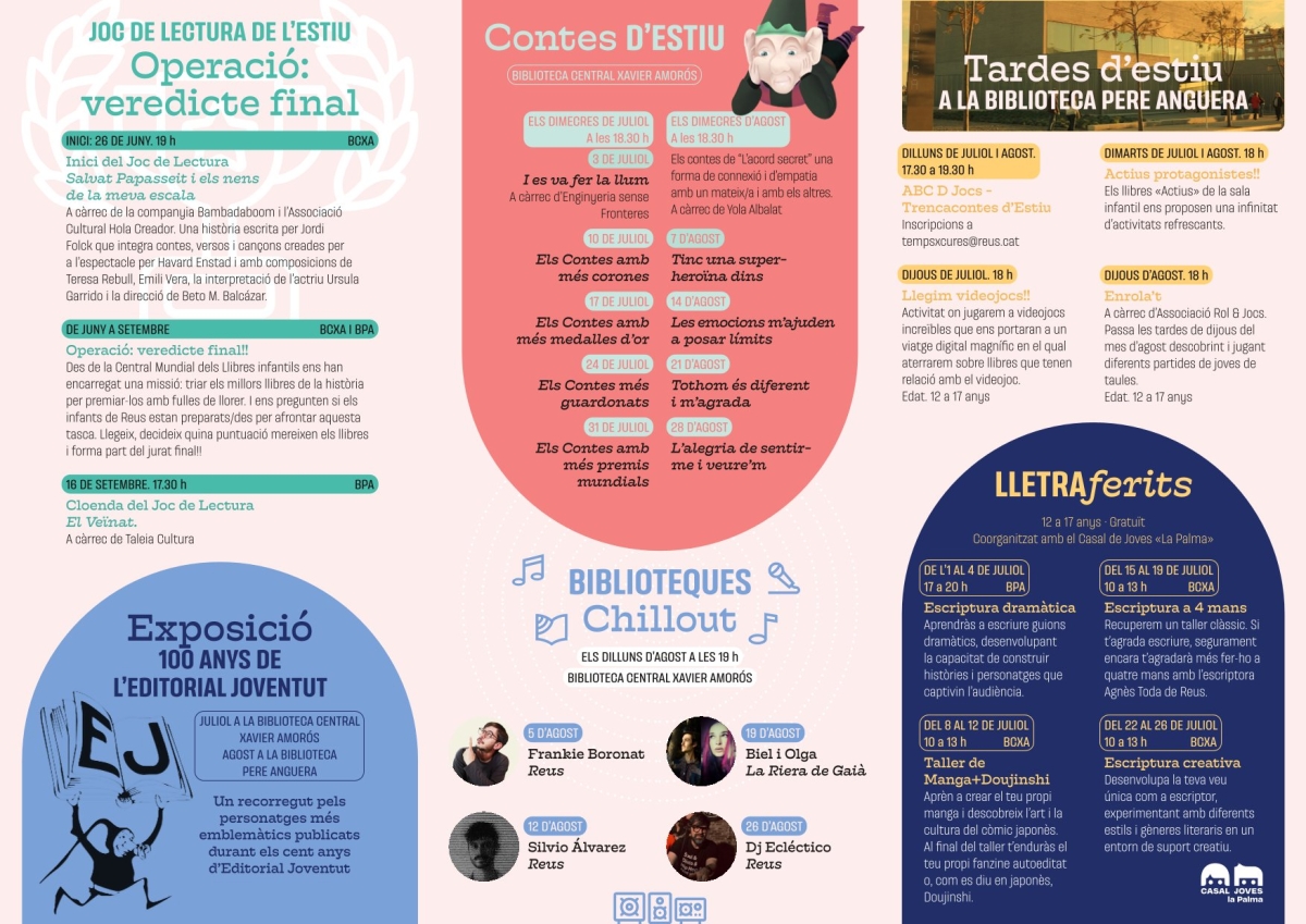 Programació de les activitats d'Estiu 24