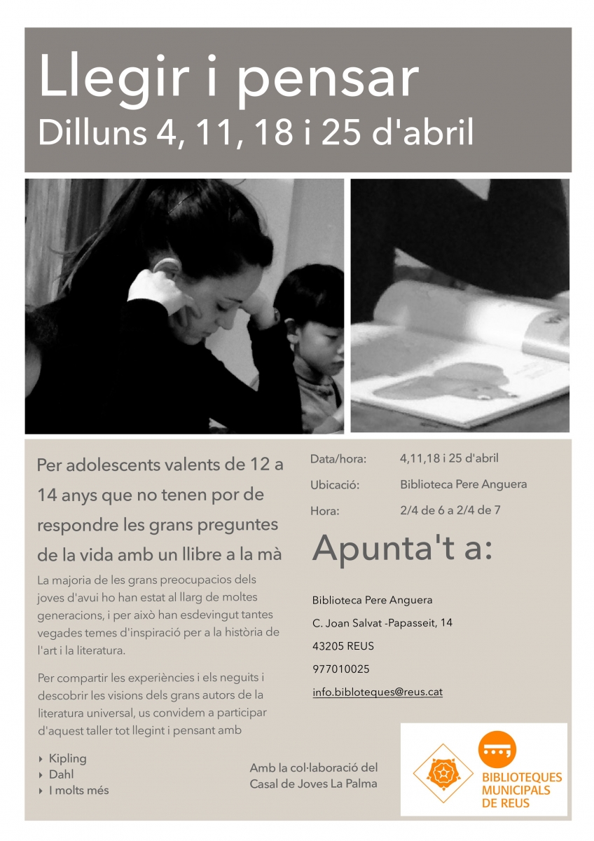 Taller "Llegir i pensar"