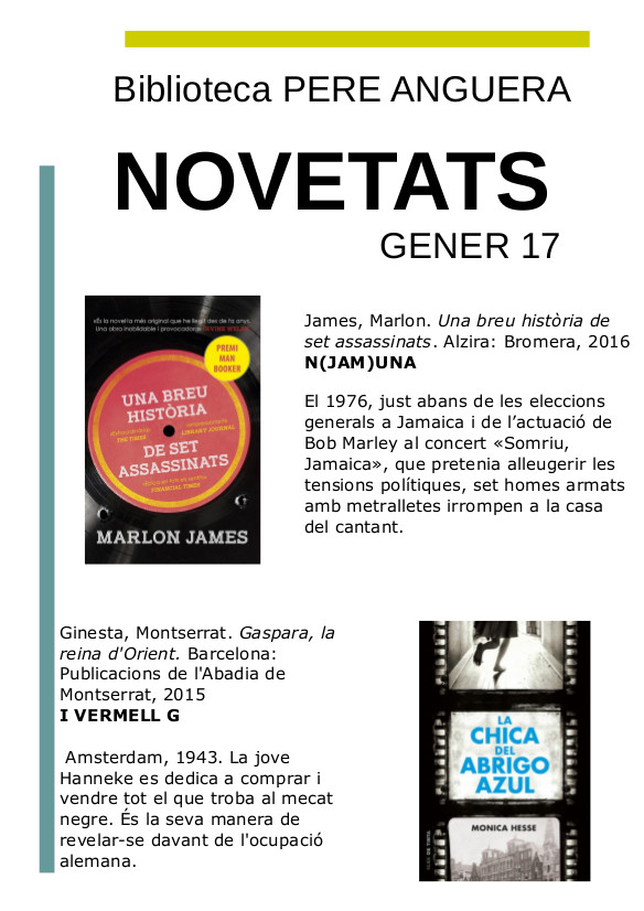 Novetats 2017