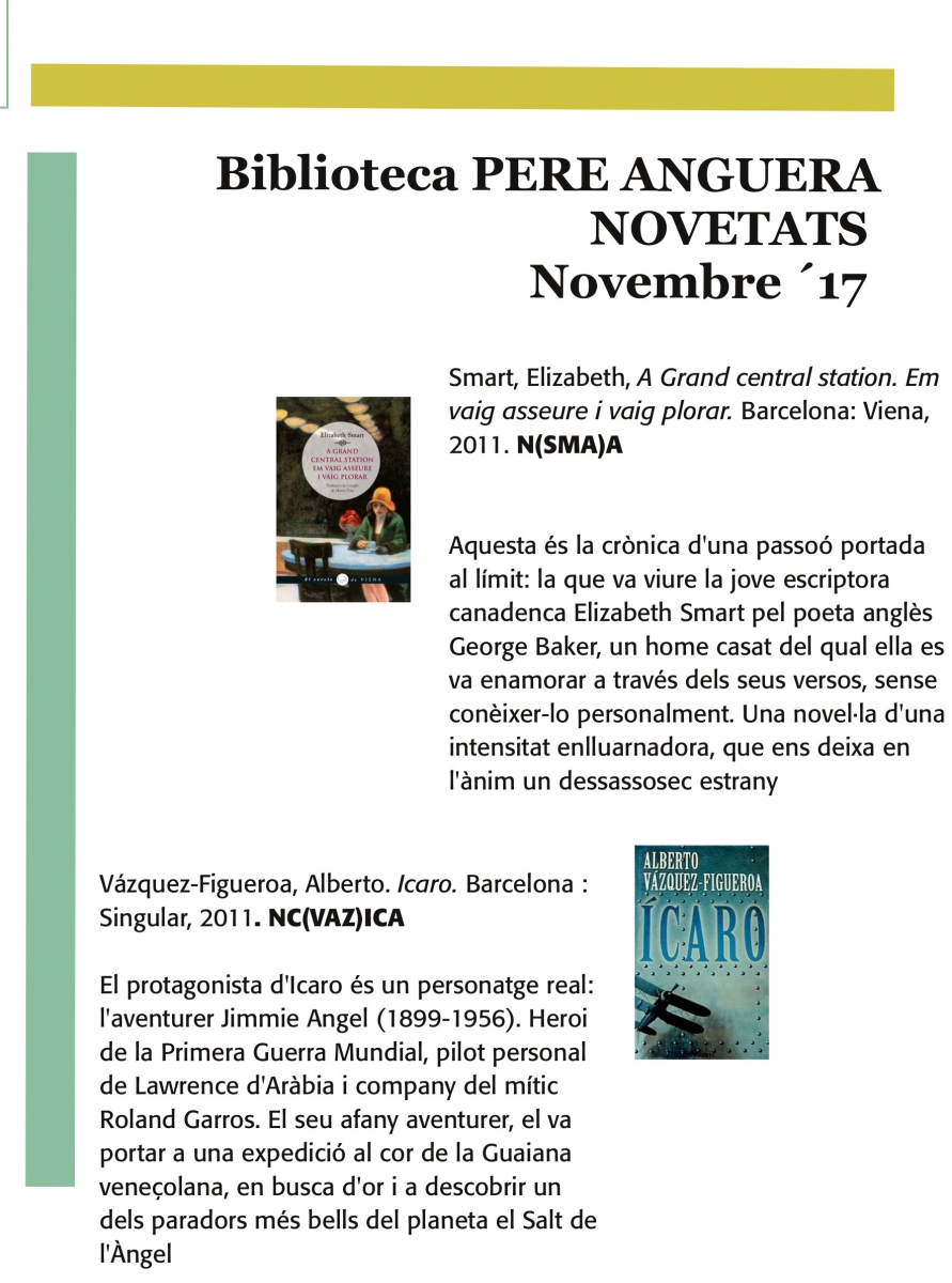 Novetats 2017