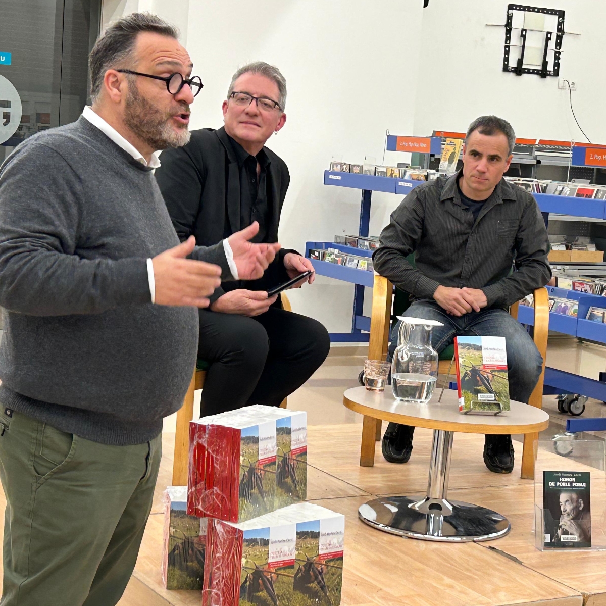 Presentació a Barcelona del llibre guanyador del Premi de Narrativa "Diré el que em fuig"