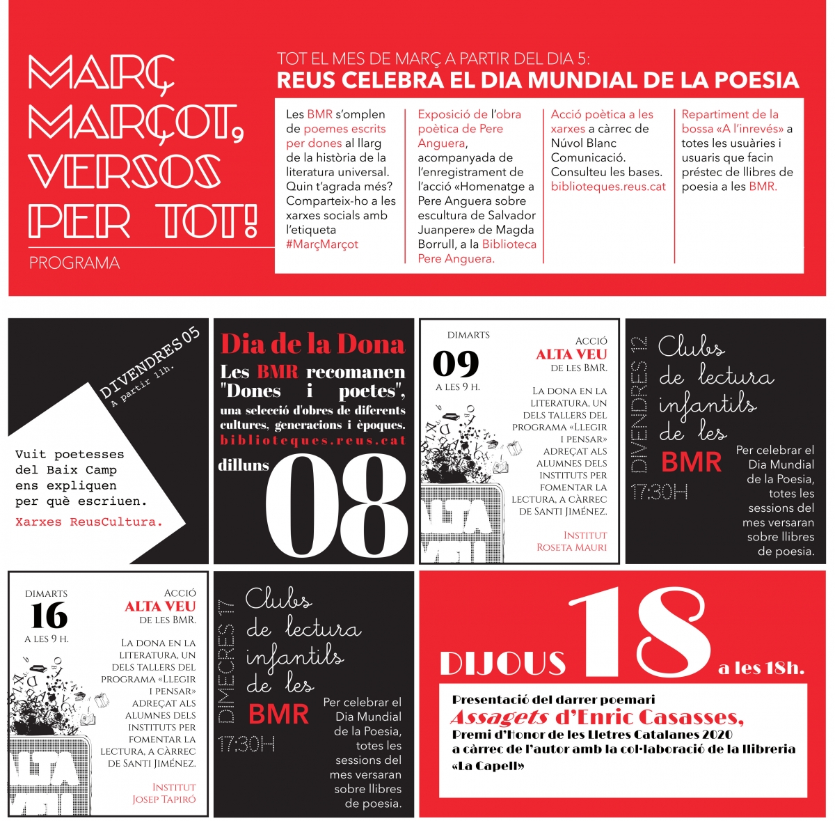 Març marçot, versos per tot!