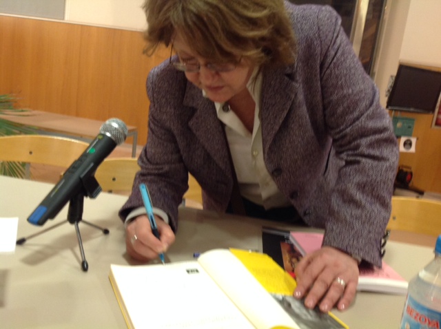 Patrícia Gabancho a la Biblioteca