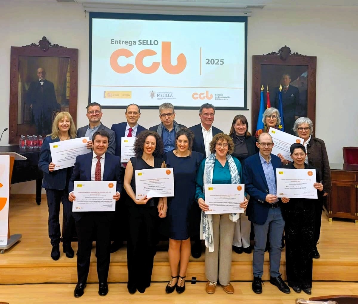 Acte de lliurament dels Premis a la Innovació bibliotecària concedits pel Consejo de Cooperación Bibliotecaria del Ministerio de Cultura