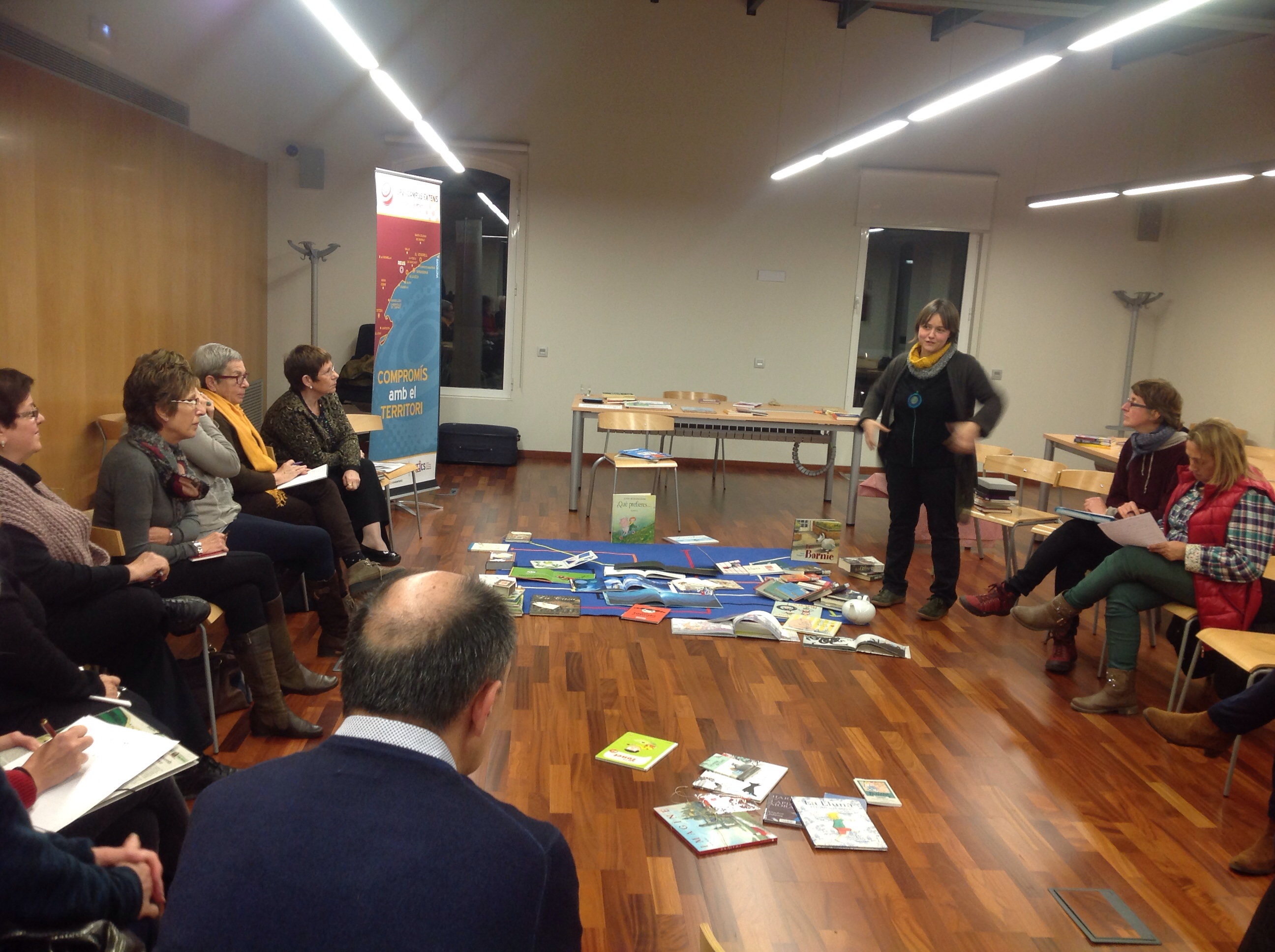 Glòria Gorchs al Seminari de Biblioteca Escolar