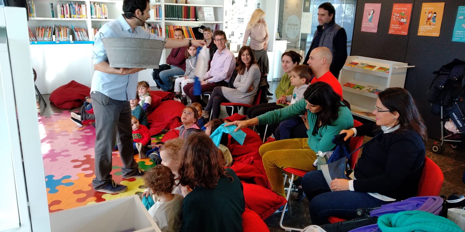 El dissabte 24 a la Biblioteca Pere Anguera hi van haver els actes de celebració del 3r aniversari de la seva obertura