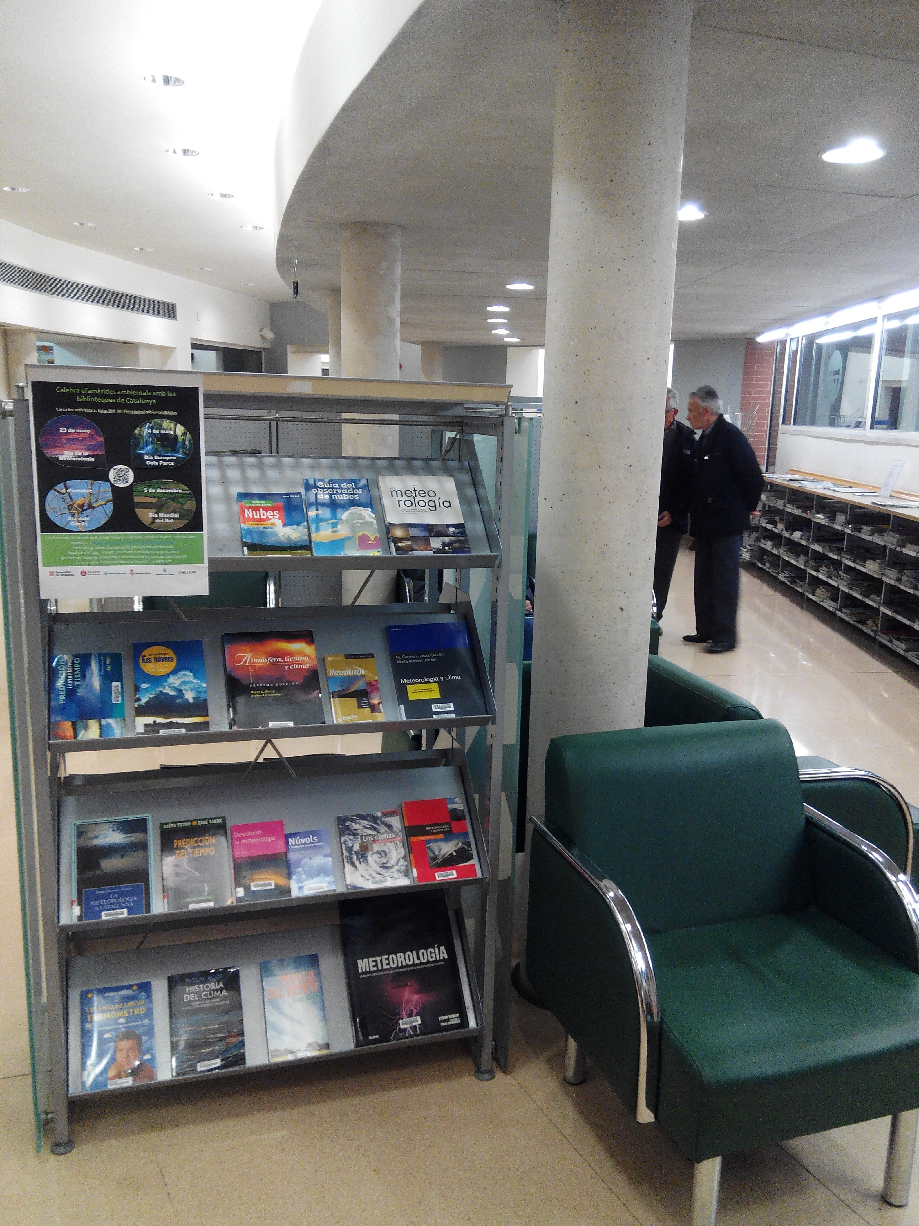 La Biblioteca s'afegeix a la celebració del Dia Internacional de la Metereologia