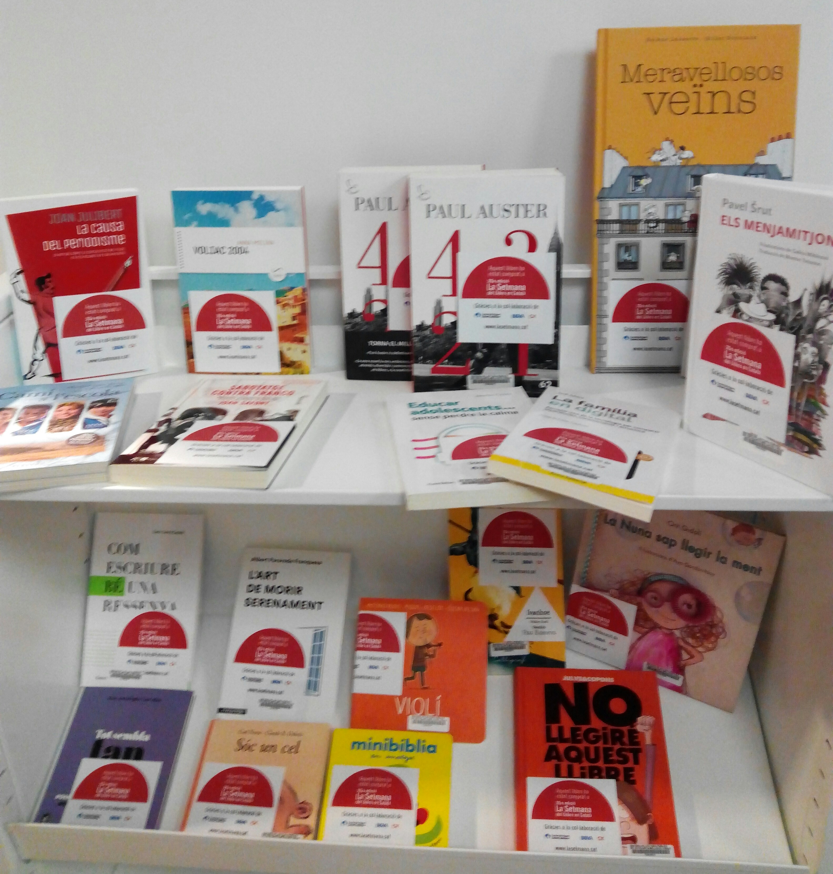 A la Biblioteca Pere Anguera tenim llibres nous!