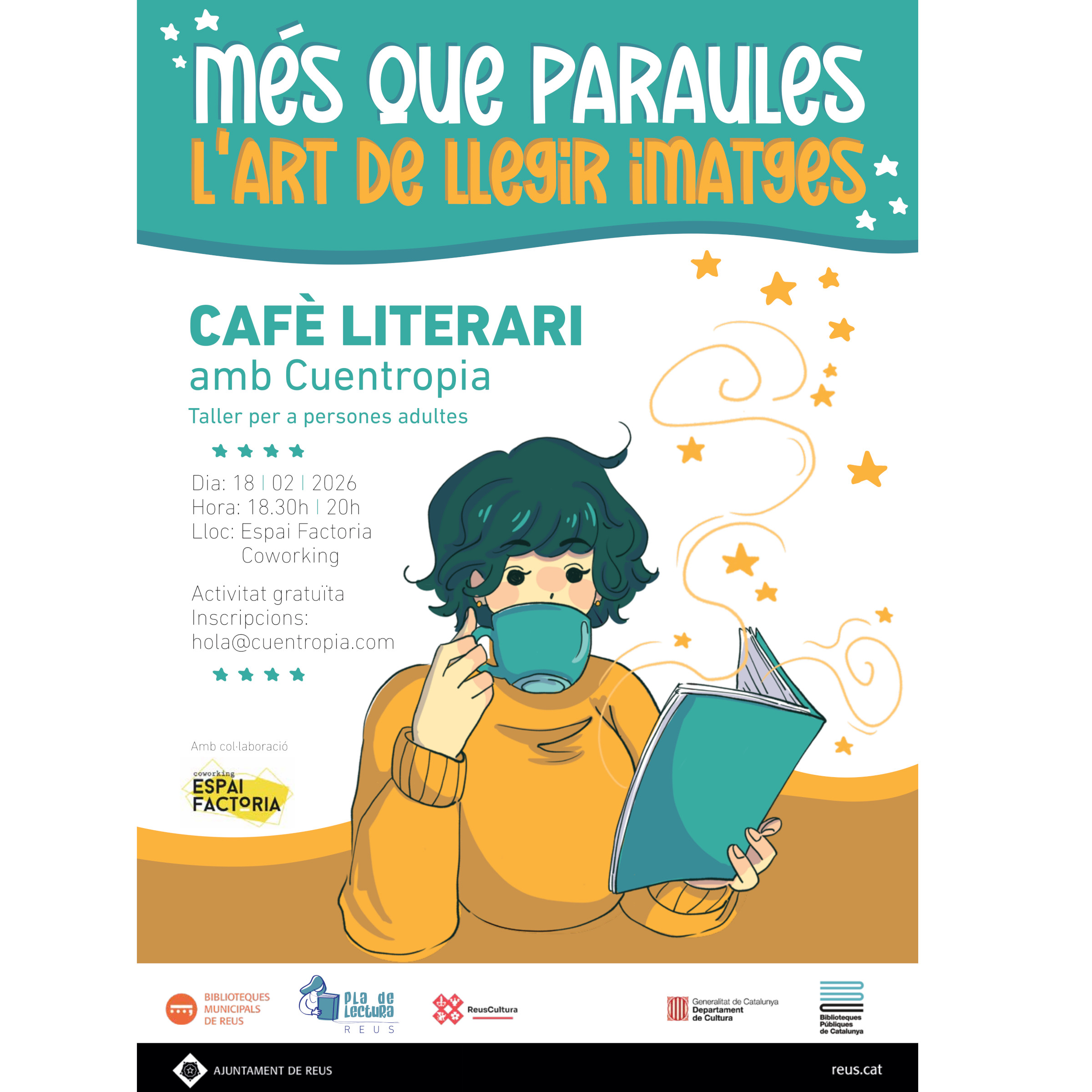 CAFÈ LITERARI: Més que paraules: l’art de llegir imatges