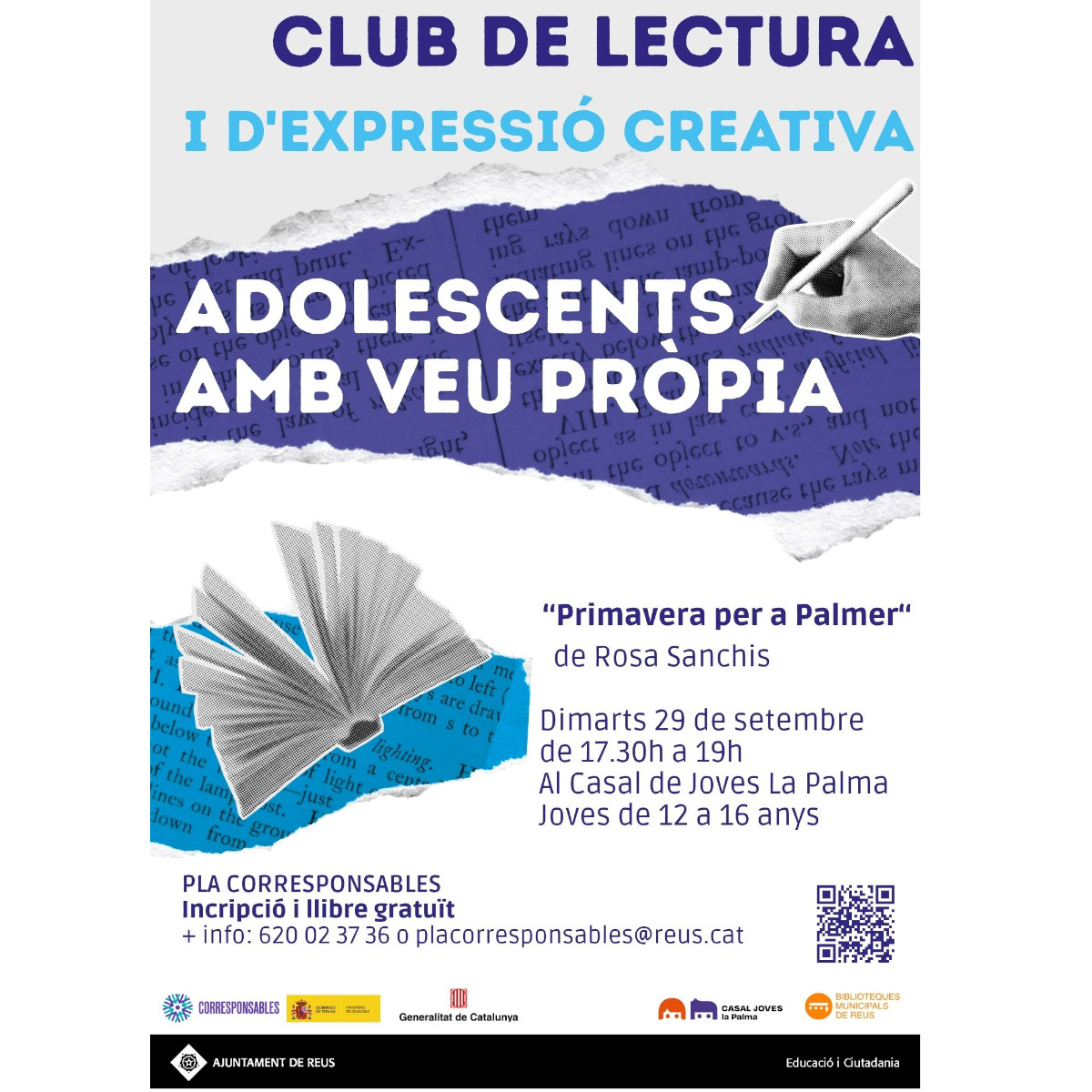 Adolecents amb veu pròpia: un club de lectura i d'expressió creativa
