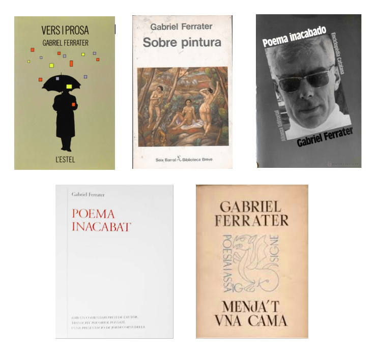 Últimes adquisicions. Fons Gabriel Ferrater maig 2020