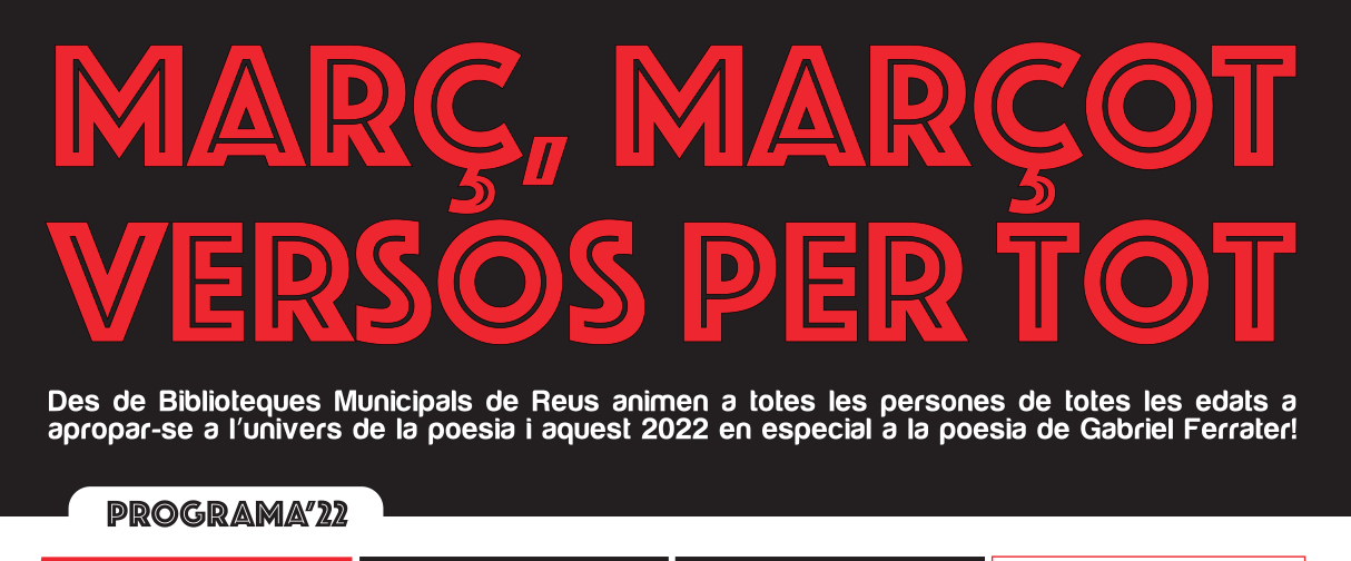 Març, marçot versos per tot