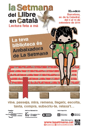 La biblioteca fa d'embaixadora de la Setmana del Llibre en català