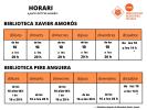 Horari d'hivern a les Biblioteques Municipals de Reus