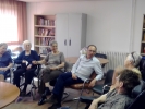 El Toni Orensanz ha estat amb les components del club de lectura de la residència ICASS