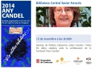 "Què ens diria avui Paco Candel?"  Xerrada a càrrec de Patricia Gabancho