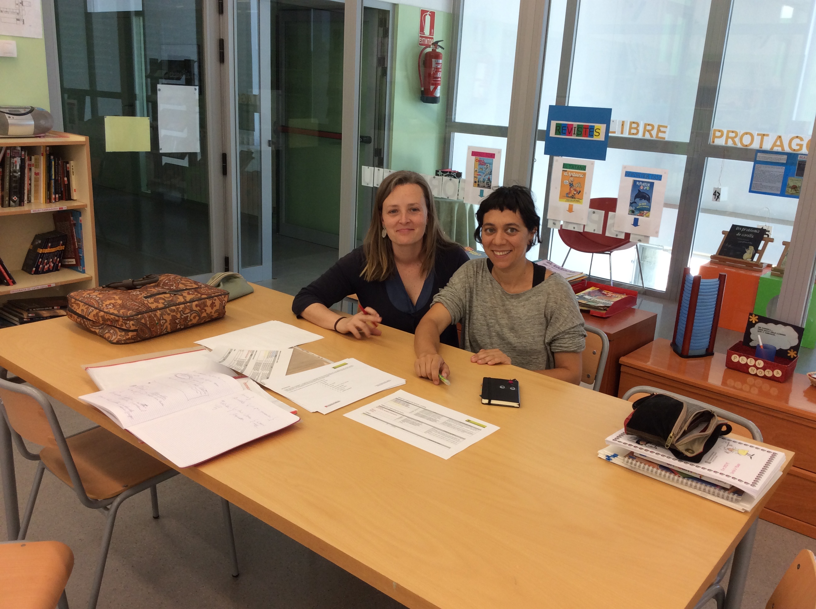 La Biblioteca assessora l'Escola La Vitxeta