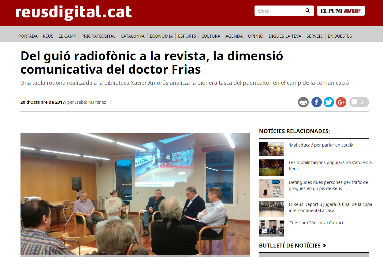 Taula rodona a la Biblioteca Central Xavier Amorós