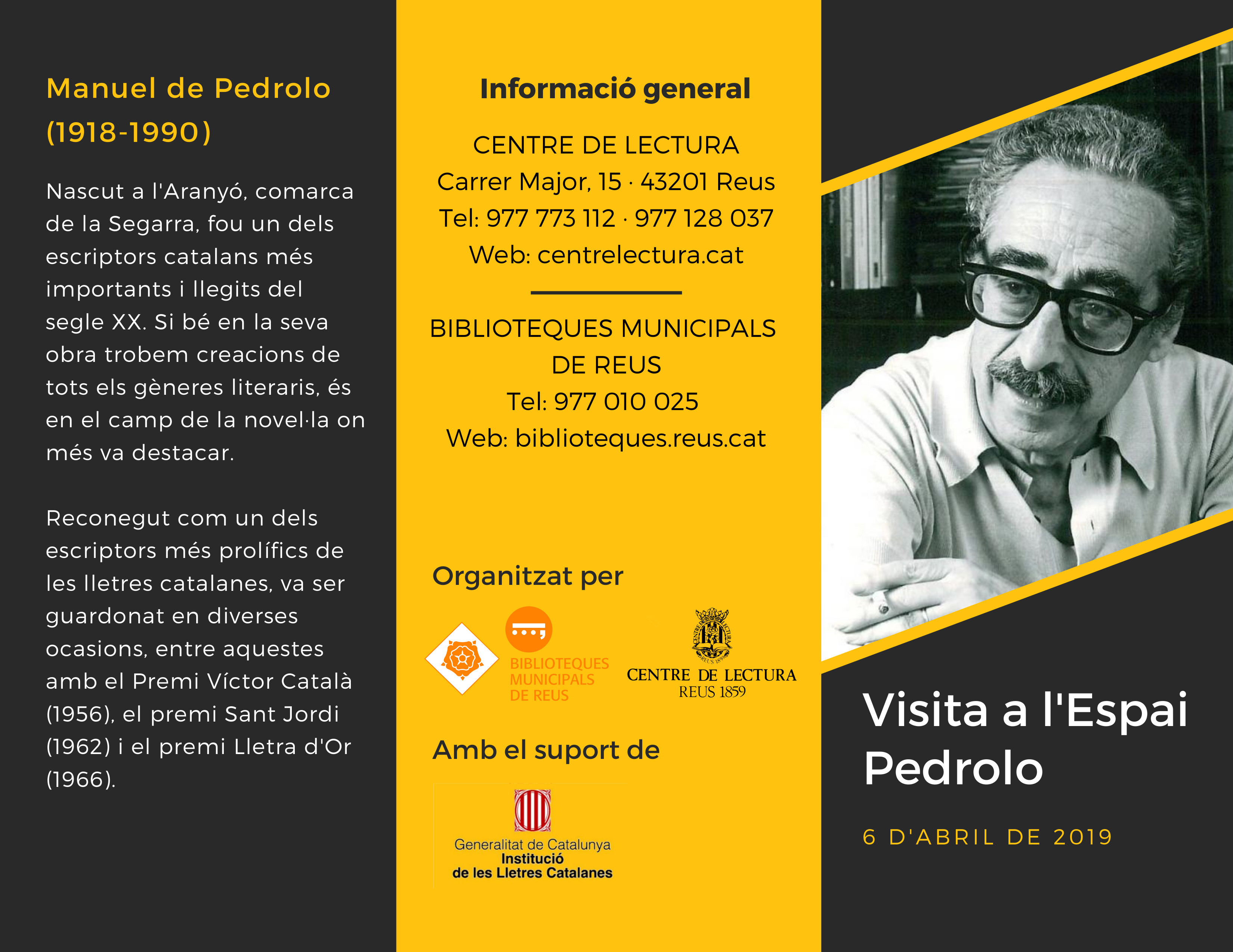Visita a l'Espai Pedrolo